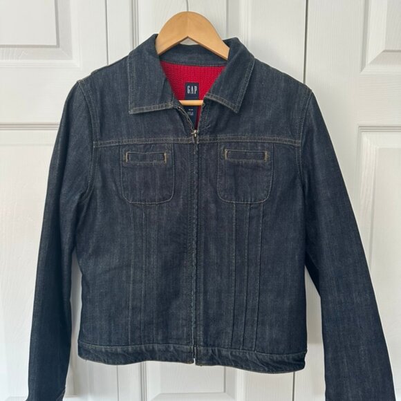 Gap Sweater Lined Jean Jacket - Picture 1 of 4